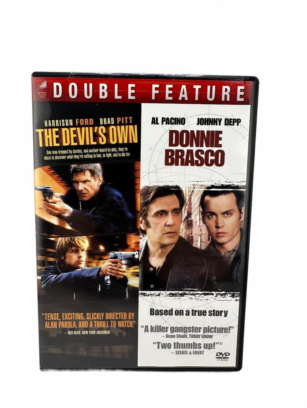 The Devil's Own & Donnie Brasco Double Feature DVD - Columbia Pictures, VeryGood